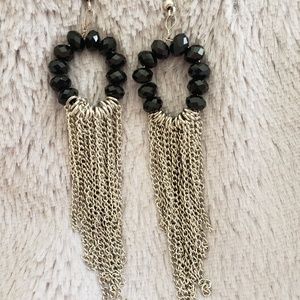 Beaded dangle earrings NWOT